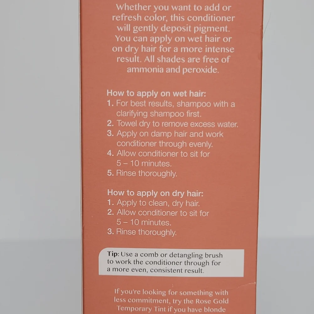 Kristin Ess Color Depositing Conditioner 6.7 Oz Terracotta Semi-Permanent NEW - Picture 5 of 6